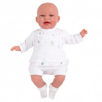 Кукла Пенелопа в белом, озвученная (детский лепет), 34 см