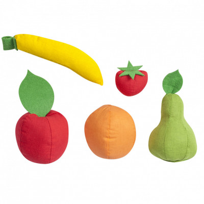 Набор фруктов 5 предметов (с карточками)