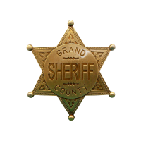 Значок окружного шерифа США
