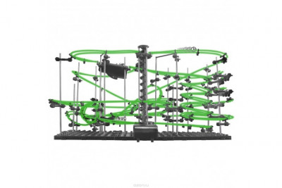 Динамический конструктор Космические горки, светящиеся рельсы, уровень 4