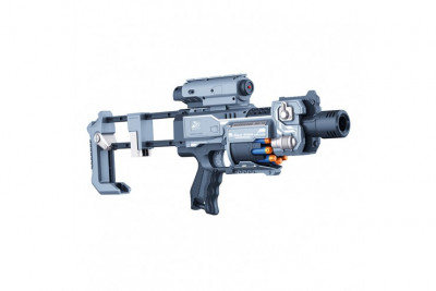 Пистолет с Мягкими Пулями и Фонариком на Батарейках Blaze Storm