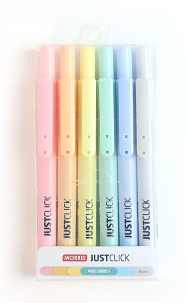 Набор маркеров автоматических HIGHLIGHTER-S MILD, 6 цветов