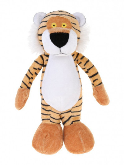 Мягкая игрушка символ 2022 Тигрик Полосатый рейс, размер 25 см