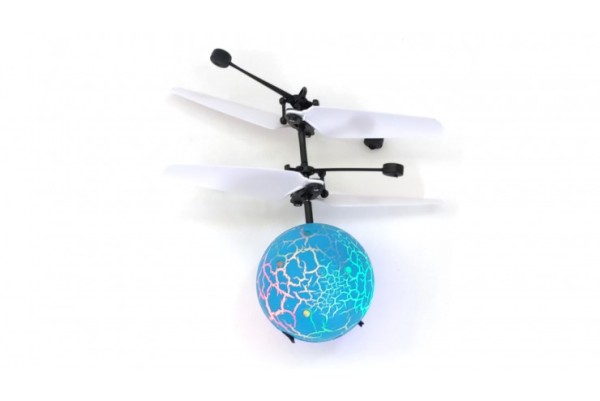  Светящийся летающий шар (с пультом) CS Toys HZ888-голубой