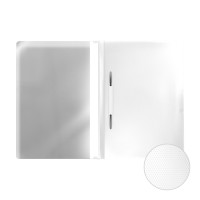 Папка-скоросшиватель пластиковая ErichKrause® Diamond Total White, A4, белый (в пакете по 20 шт.)