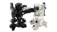 Радиоуправляемые роботы для бокса (набор) 2.4G, черный и белый