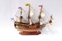 Коллекционная модель парусника Полтава, высота 63 см, Россия