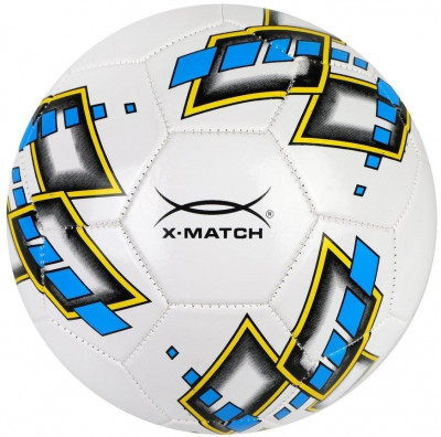 Мяч футбольный X-Match, 1 слой PVC, белый