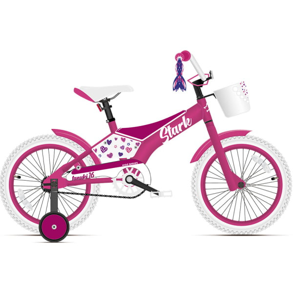 Детский велосипед Stark'21 Tanuki 16 Girl розовый/фиолетовый HQ-0004371