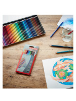 Набор акварельных цветных карандашей Stabiloaquacolor 24 цвета, картонный футляр, детский дизайн