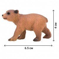 Набор фигурок животных серии "Мир диких животных": Семья медведей, 4 предмета