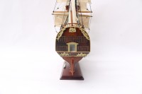 Коллекционная модель парусника Полтава, размер 52x16x48 см, Россия