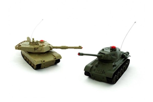 Радиоуправляемый танковый бой ИК M1A2 PK|Russia T-34