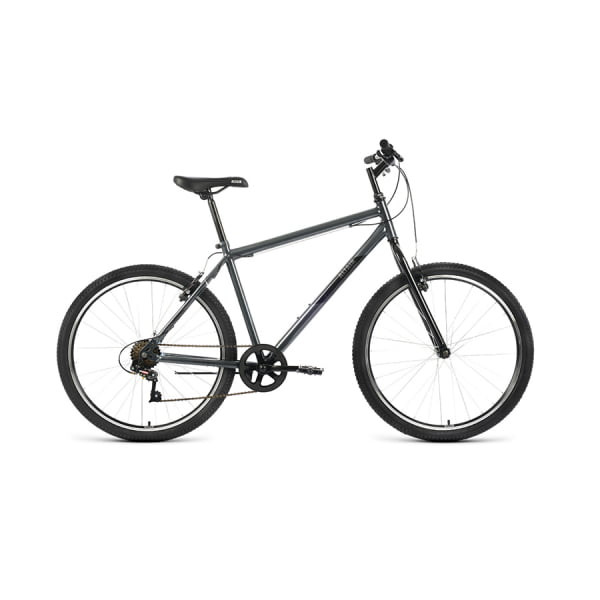 Горный велосипед 26" Altair MTB HT 26 1.0 7 ск темно-серый/черный 2022 г