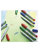 Набор маркерных ручек Stabilo Ohpen Universal 0,7 мм, цвет чернил: синий, черный, красный, зеленый, растворимые чернила