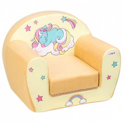 Раскладное бескаркасное (мягкое) детское кресло серии "Дрими", Крош...