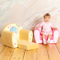 Раскладное бескаркасное (мягкое) детское кресло серии "Дрими", Крошка Соня