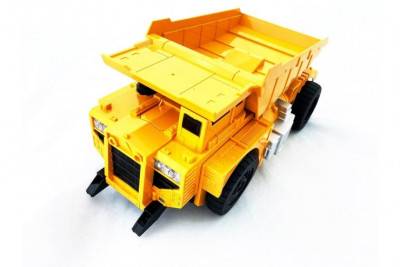 Робот трансформер Самосвал на пульте управления 1:14 (2.4g, свет, звук)
