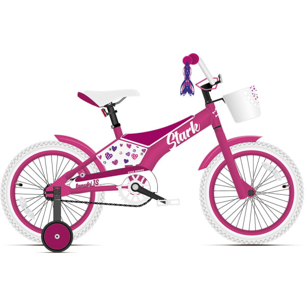 Детский велосипед Stark'21 Tanuki 18 Girl розовый/фиолетовый HQ-0004372