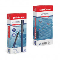Ручка-роллер ErichKrause® UT-1300, цвет чернил синий (в коробке по 12 шт.)