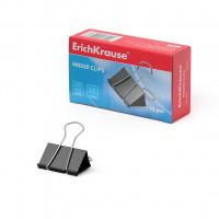 Зажимы для бумаг ErichKrause®, 25 мм (коробка 12 шт.)