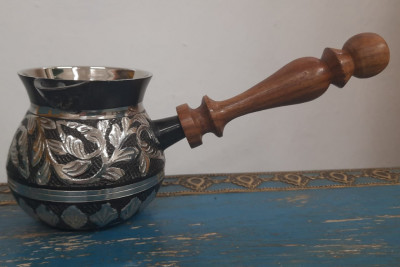 Турка латунная антик, размер 7.5 см, Индия