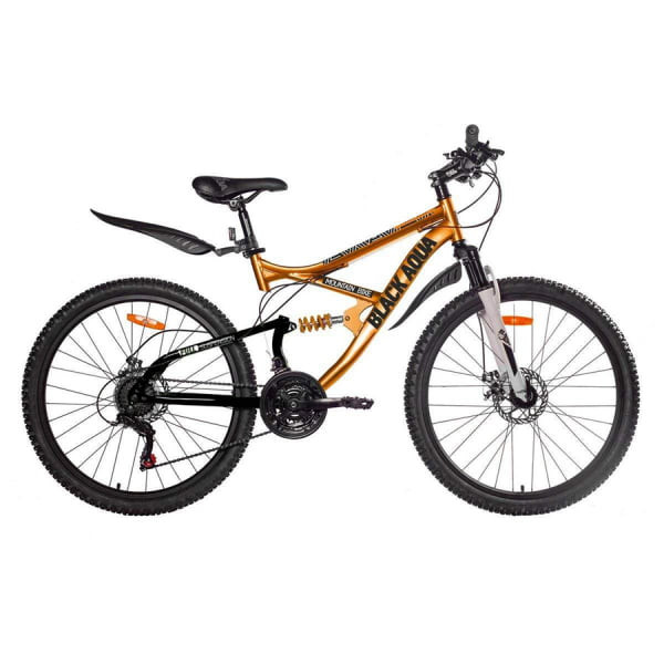 Горный велосипед Black Aqua 26" Mount 1681 D matt GL-315D 18" оранжевый-хаки
