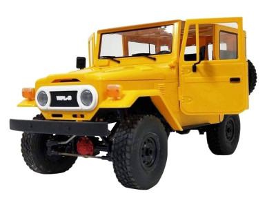 Радиоуправляемая машина WPL японский внедорожник FJ40 (желтая) 4WD 2.4G 1/16 RTR