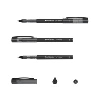 Ручка-роллер ErichKrause® UT-1300, цвет чернил черный (в коробке по 12 шт.)