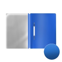 Папка-скоросшиватель пластиковая ErichKrause® Fizzy Vivid, A4, синий (в пакете по 20 шт.)