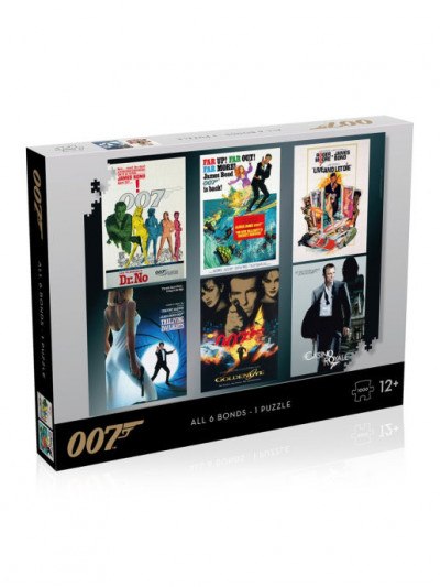 Пазл для детей James Bond 007 Джеймс Бонд Актёрский дебют, 1000 деталей