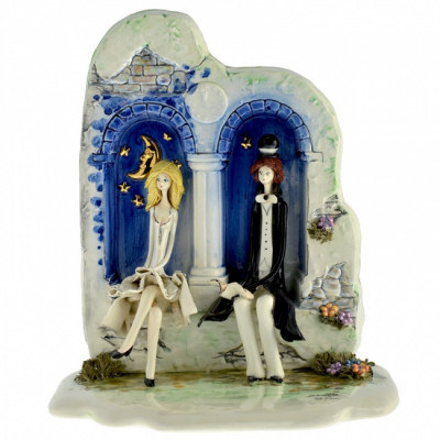 Статуэтка Пара под луной, высота 23 cm
