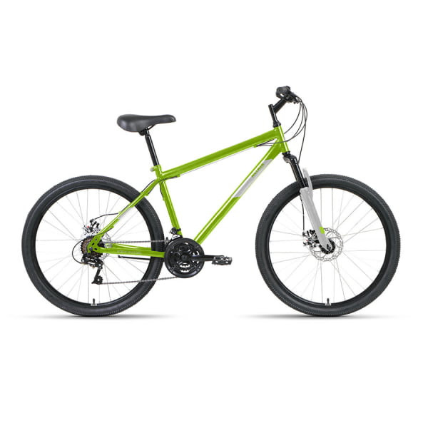 Горный велосипед 26" Altair MTB HT 26 2.0 D 21 ск зеленый/серый 2022 г