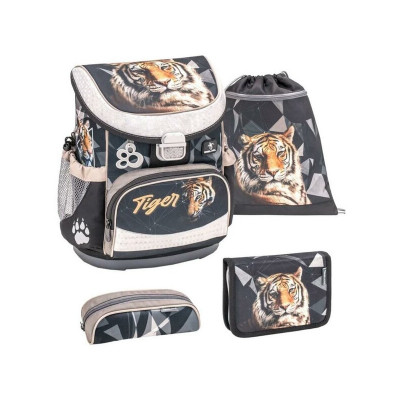 Ранец для мальчика BELMIL MINI-FIT, пенал c 2 планками, пенал-косметичка, сум...