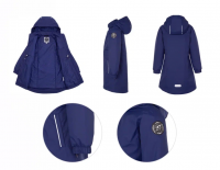 Куртка детская демисезонная для девочки, цвет синий,  Björka