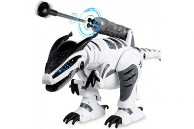 Радиоуправляемый интерактивный динозавр на пульте управления (Свет, звук, стр...