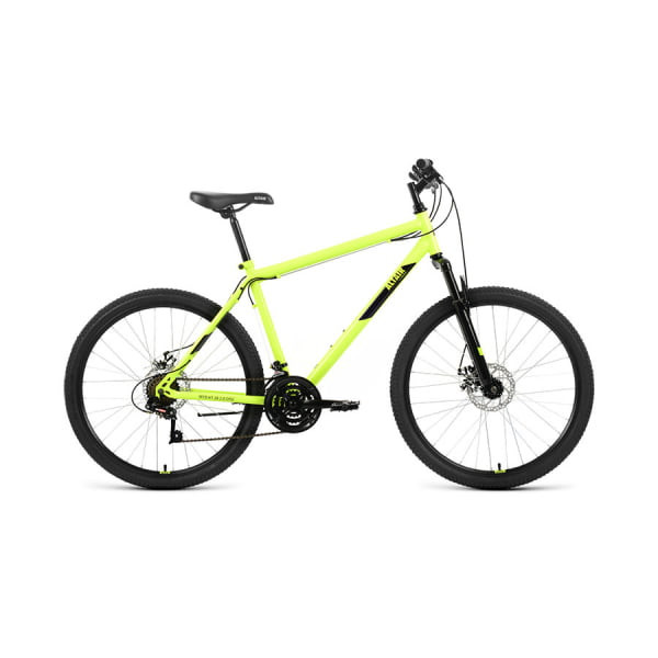 Горный велосипед 26" Altair MTB HT 26 2.0 D 21 ск ярко-зеленый/черный 2022 г