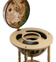 Глобус-бар напольный со сферой диаметром 42 см, вес 9,1 кг