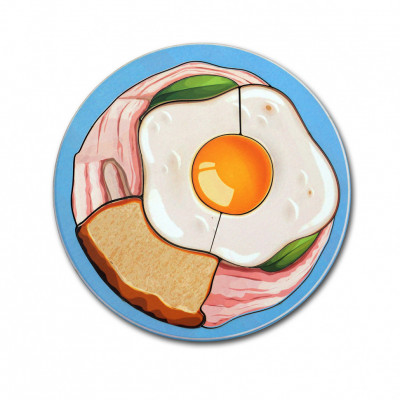 Обучающая игрушка деревянные вкладыши Завтрак