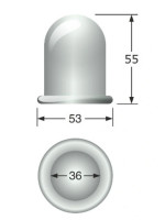 Банки массажные вакуумные, для антицеллюлитного массажа (2 штуки 1 круглая и 1 овальная)