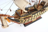 Коллекционная модель парусника Трёхъ Иерархов, размер 48x15x45 см, Россия