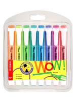 Набор  маркеров Stabilo Swing Cool 8 шт в упаковке, цвета: желтый, голубой, зеленый, красный, бирюзовый, оранжевый, фиолетовый, розовый 1-4 мм блистер