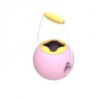 Ведёрко для воды Quut Mini Ballo сладкий розовый + жёлтый камень (Sweet pink ...