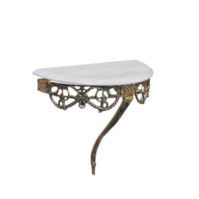 Консоль Мейа Луа де Пареде настенная с  мраморной столешницей