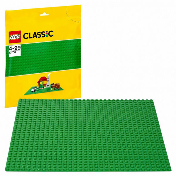 Детский конструктор Lego Classic "Строительная пластина зеленого цвета"