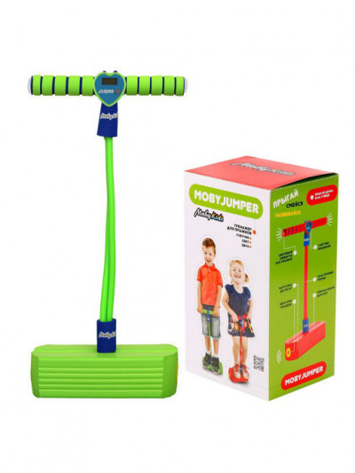 MobyJumper. Тренажер для прыжков со счетчиком, светом и звуком, фиолет.