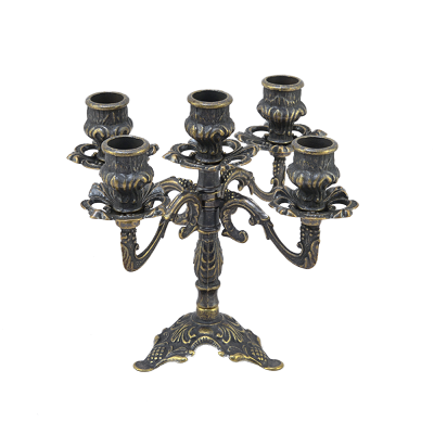 Подсвечник Трилистник 5 свечей, антик
