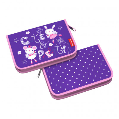 Пенал-книжка без наполнения ErichKrause® 135x205x30мм Cute&Pretty