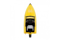 Скоростной катер на радиоуправлении (2.4G, до 16 км/ч, 26 см), цвет желтый