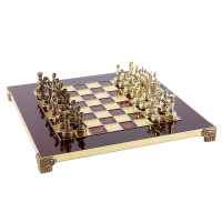 Шахматный набор Греко-Романский Период, латунь, высота фигурок 9.7 см